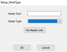 Setup – Notes